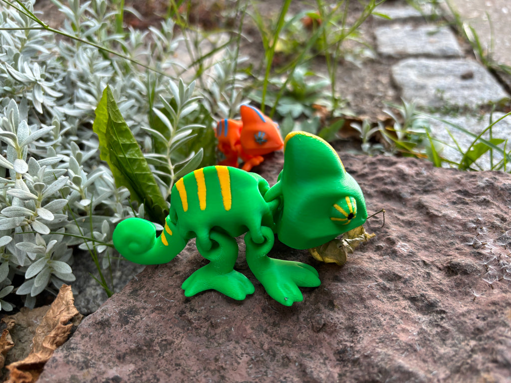 Zazu & Luma, the Color-Change Chameleons of Whispering Jungle