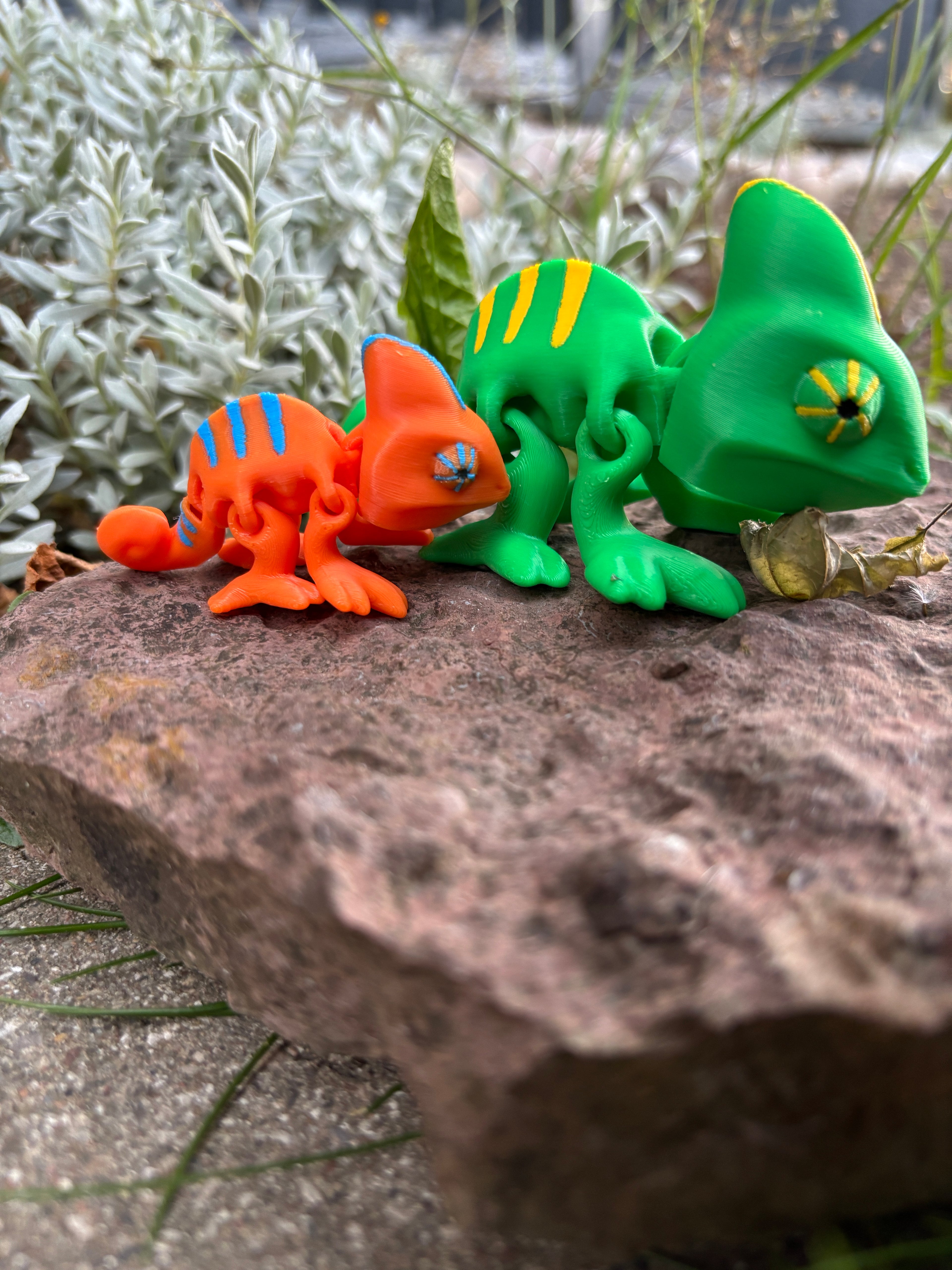 Zazu & Luma, the Color-Change Chameleons of Whispering Jungle