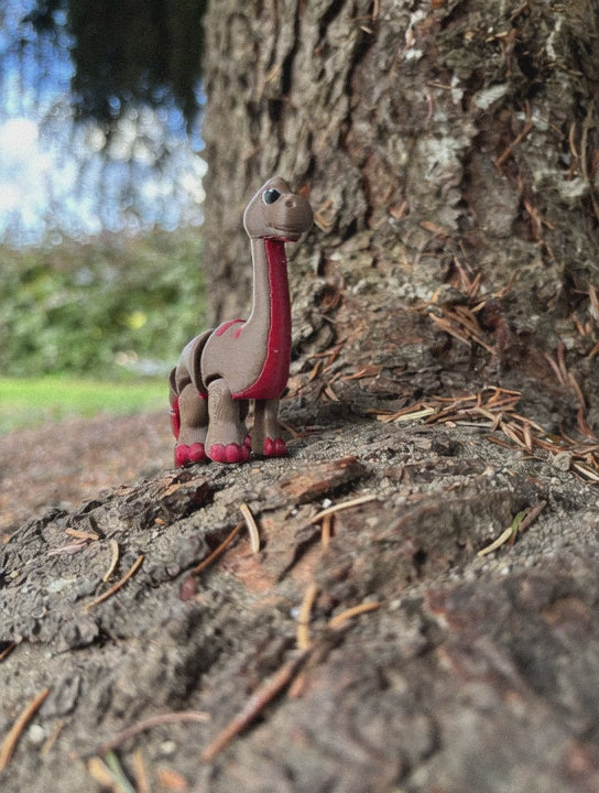 Bronty, the Gentle Dream-Dino from Starlit Valley